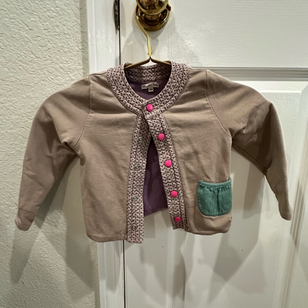 Moulin Roty kids Cardigan. Polka dots, preppy, Spring, Easter